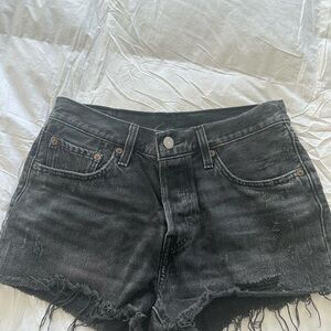 Levi’s Black Denim Women's Shorts